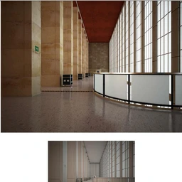 公共场所大厅场景,公共场所大厅模型,大型过道,大型走廊模型,3D模型