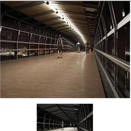 天桥场景,天桥模型,天桥过道模型,跨桥模型,3D模型