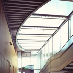 露天楼梯场景,玻璃天花模型,过道模型,走廊模型,3D模型