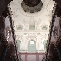 罗马建模模型,楼梯,圆形屋顶,壁画,雕塑模型,3D模型