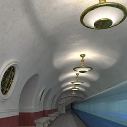 地下过道场景,地铁站模型,3D模型