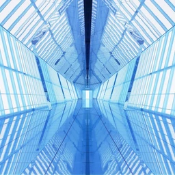 中空走廊场景,玻璃走廊模型,艺术走廊,透明走廊,3D模型