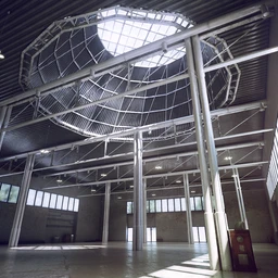 仓库模型,厂房场景,中空透光,3D模型