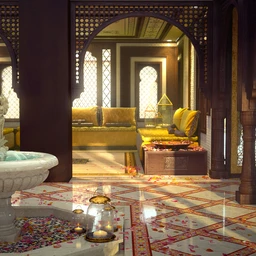 复古室内场景模型,木建筑模型,3D模型