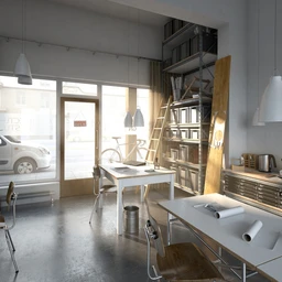 画室场景,画社,画板模型,图纸,3D模型