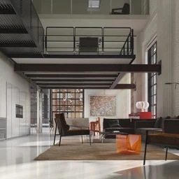 室内场景,餐厅,客厅,楼梯场景,3D模型