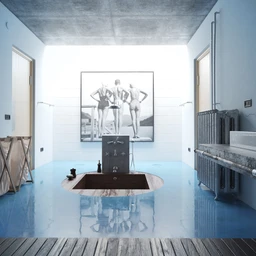 浴室场景,浴室模型,3D模型