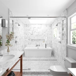 洗澡间场景,沐浴室,3D模型