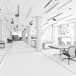 办公室,工作室场景,公司场景,3D模型